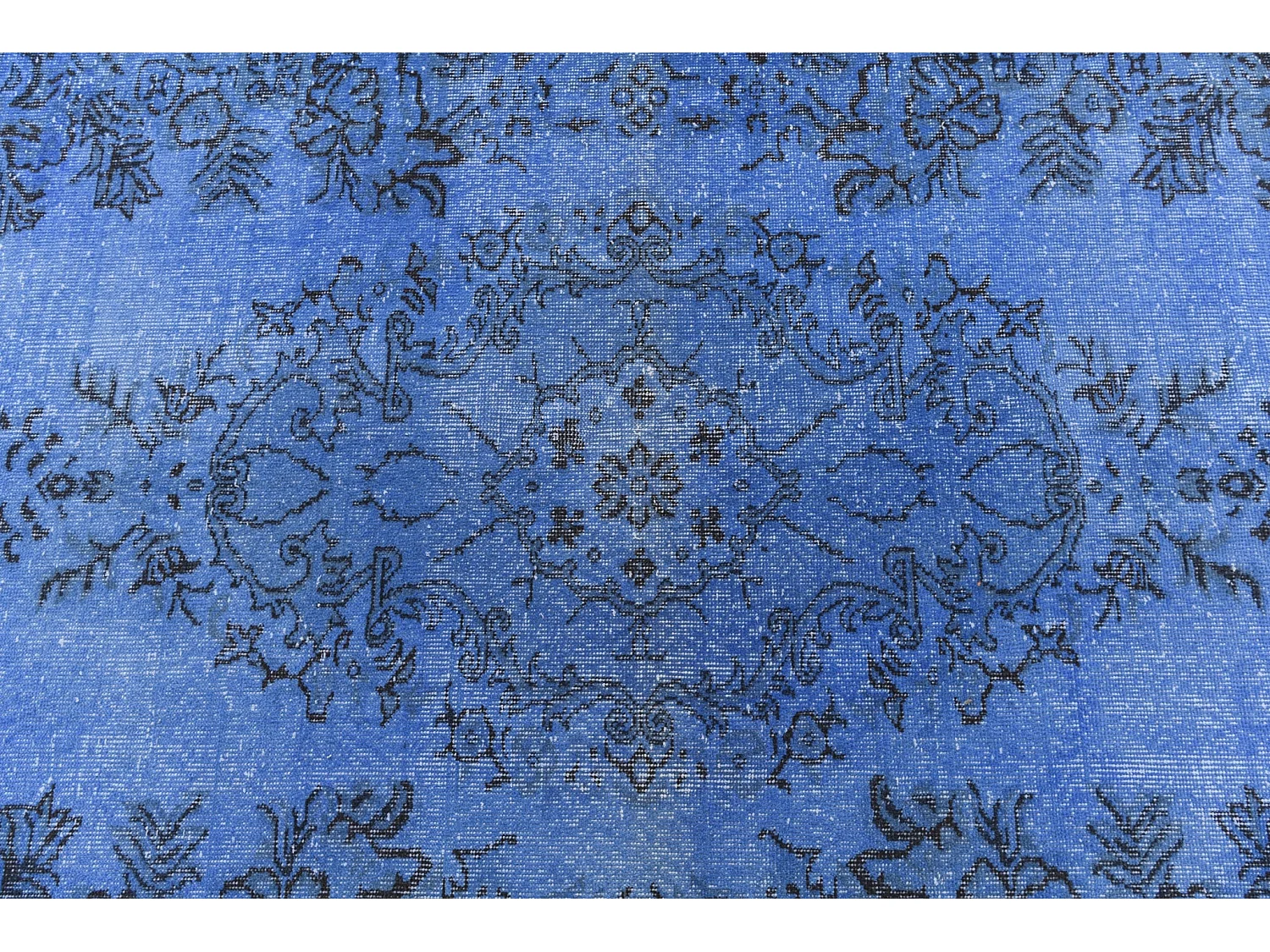 Wollteppich 185x290 Blau Ultra Vintage