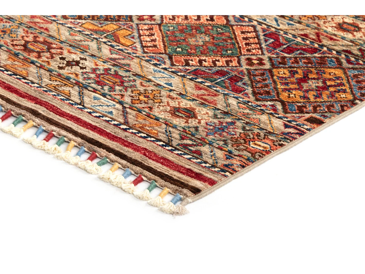 Wollteppich 145x199 Mehrfarbig Torkman