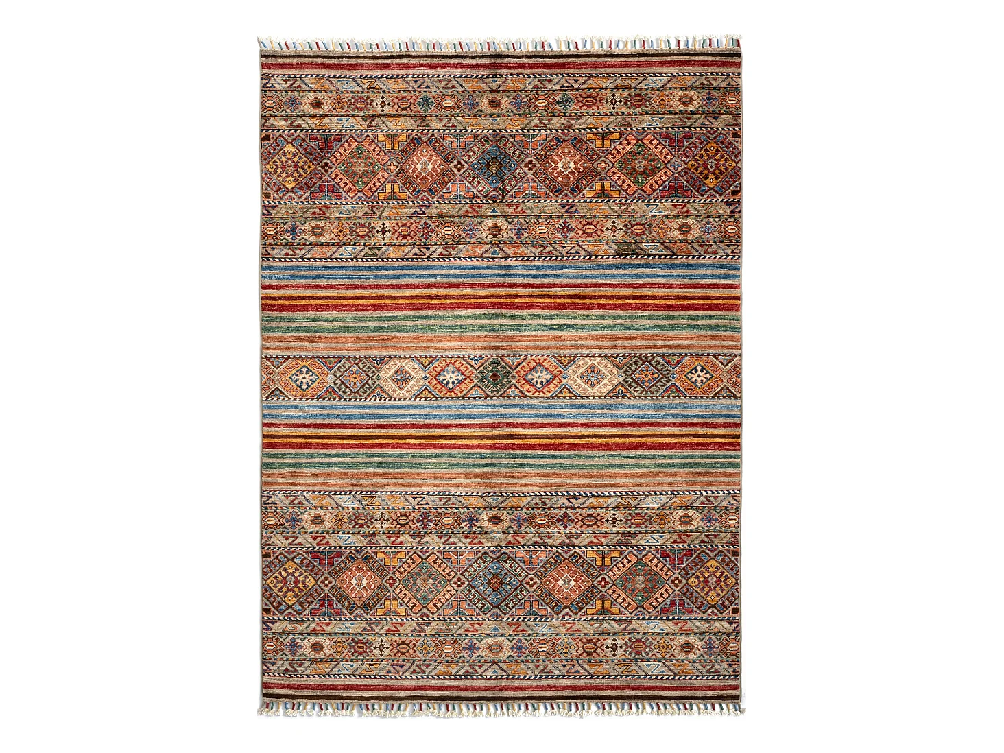 Tapis de laine 145x199 multicolore Torkman