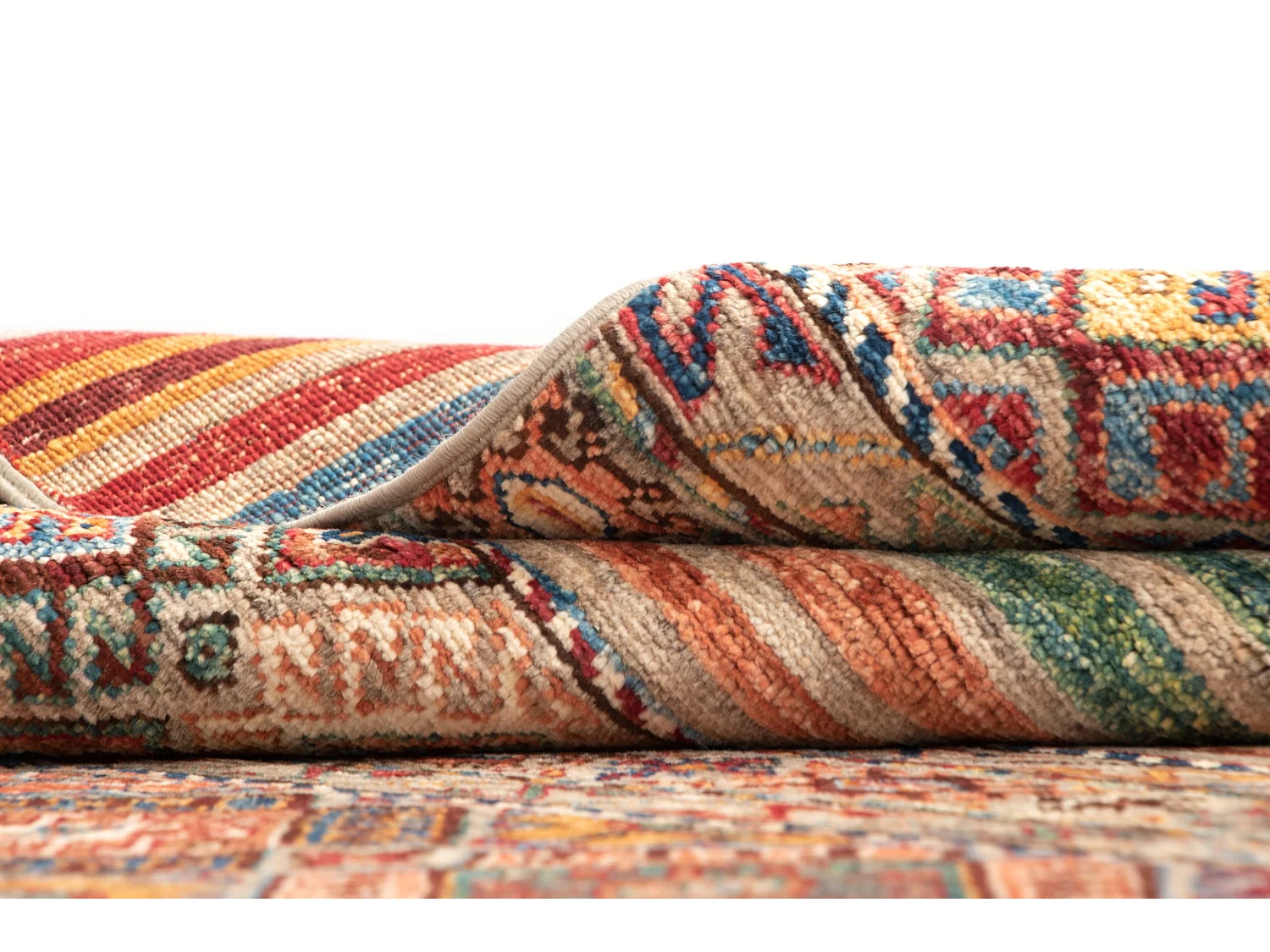 Wollteppich 145x199 Mehrfarbig Torkman