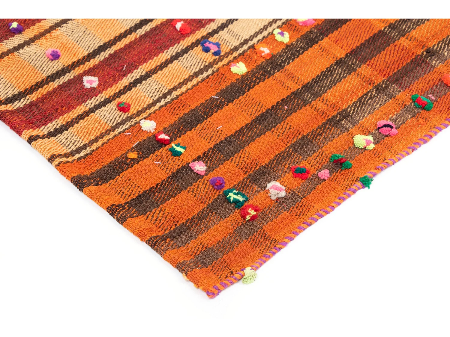 Wollteppich 158x235 Beige Jajim