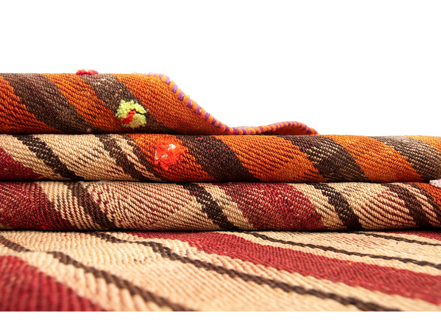 Wollteppich 158x235 Beige Jajim