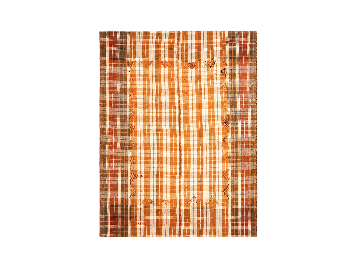 Wollteppich 158x209 Orange Jajim
