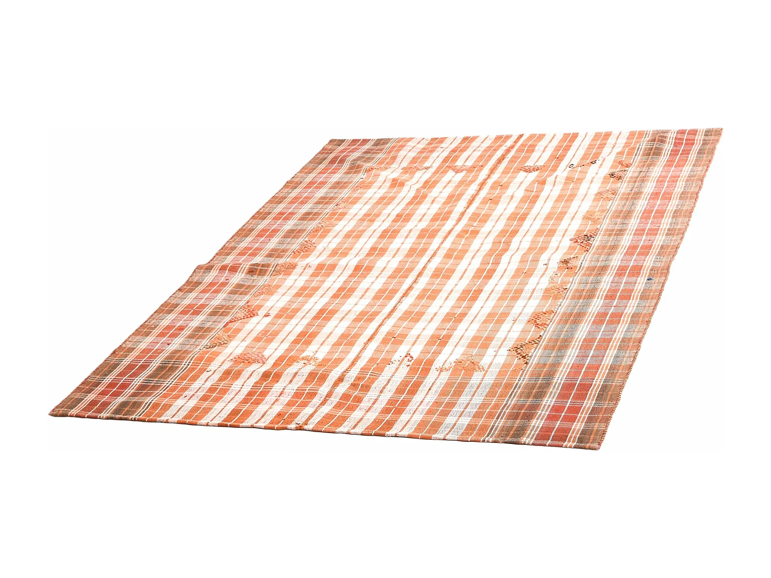 Tapis de laine 158x209 orange Jajim