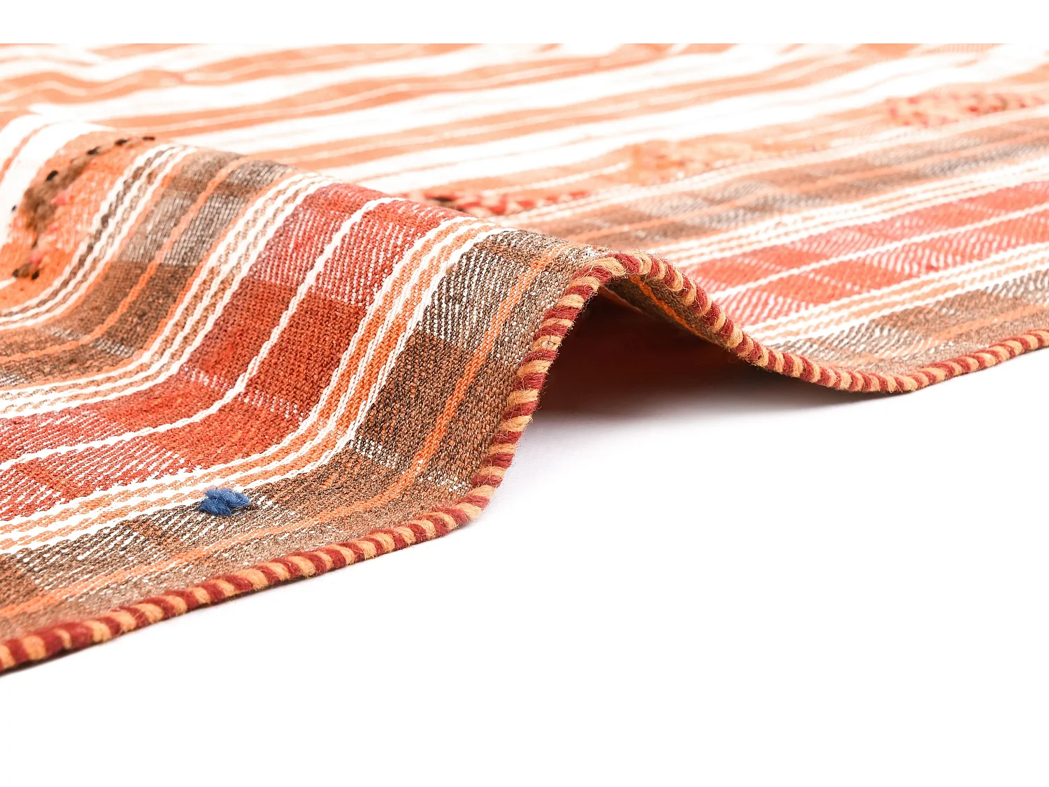 Tapis de laine 158x209 orange Jajim