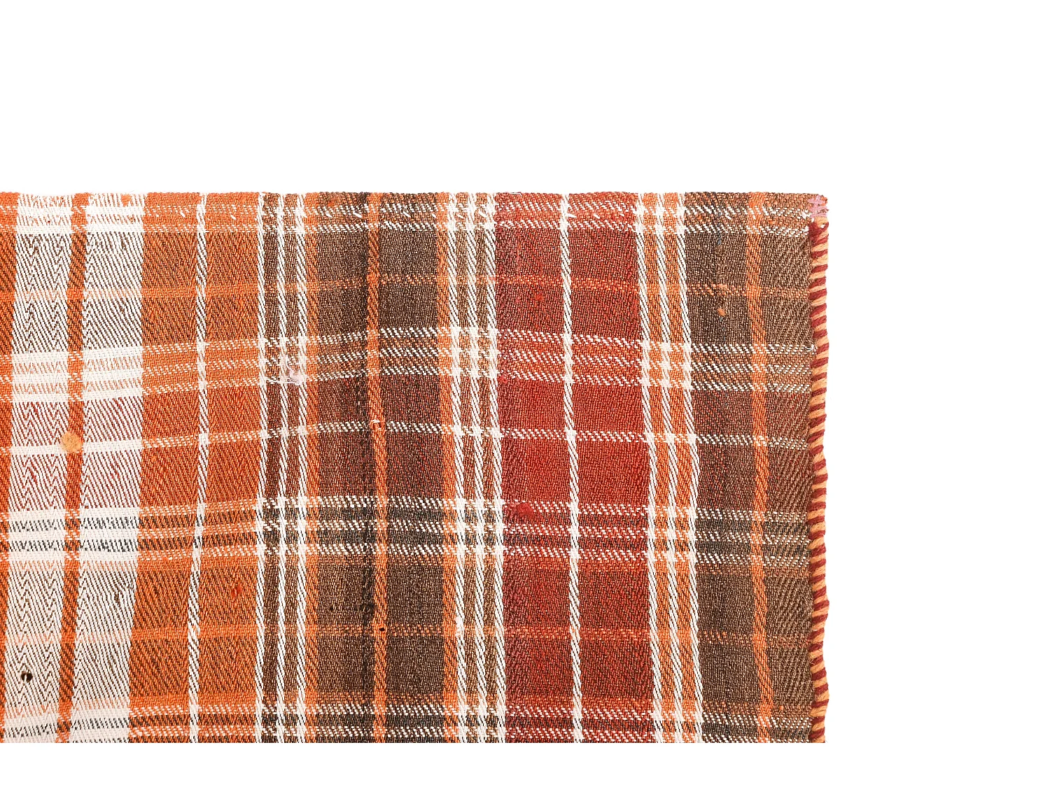 Tapis de laine 158x209 orange Jajim