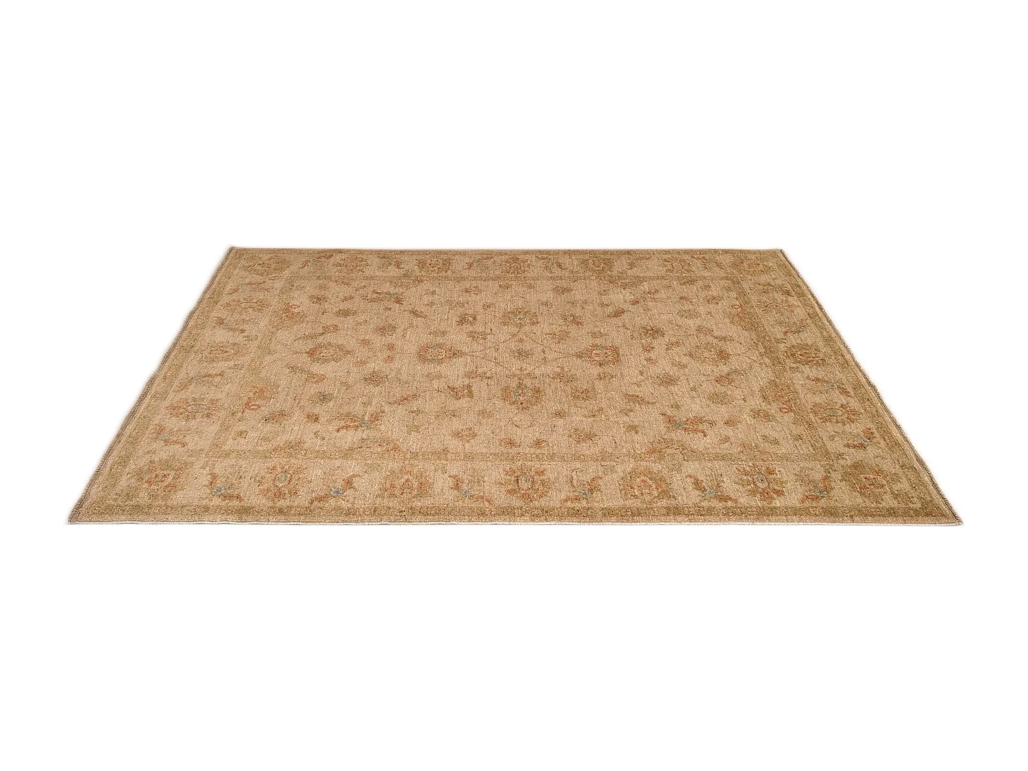 Wollteppich 153x198 Beige Ziegler