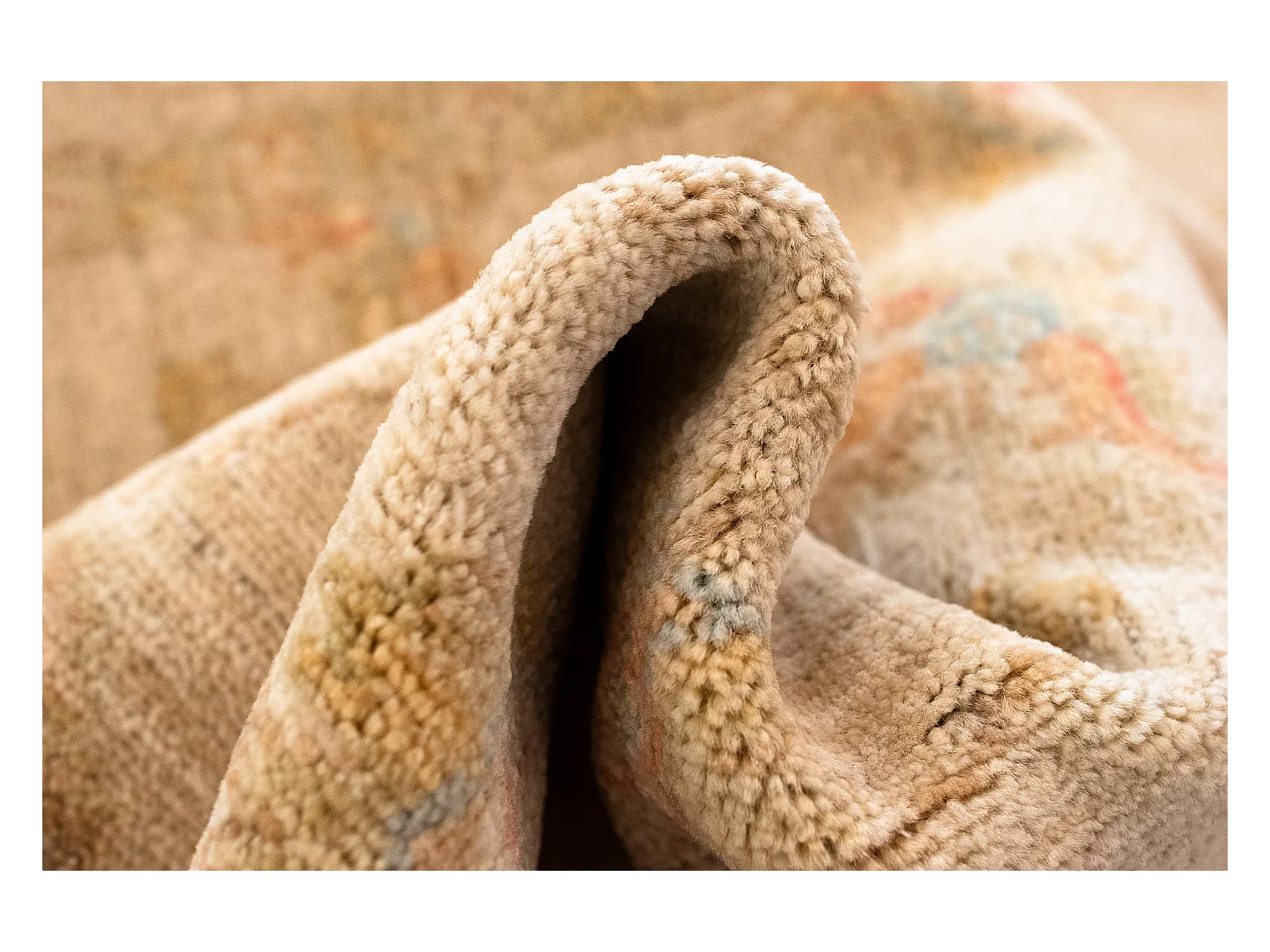 Tapis de laine 153x198 beige Ziegler