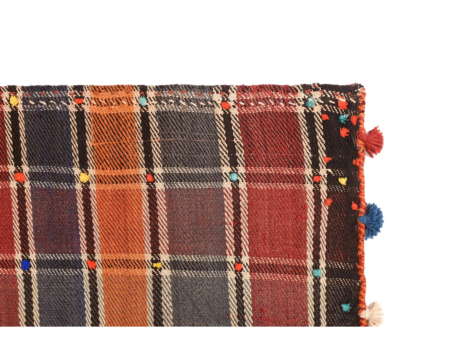 Tapis de laine 130x232 orange Jajim