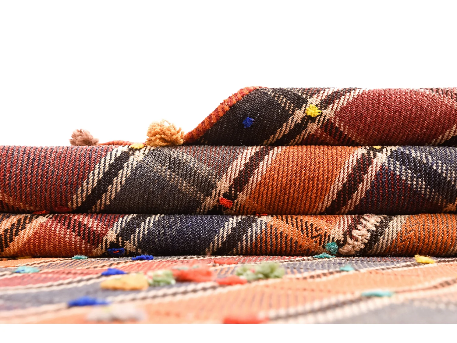 Tapis de laine 130x232 orange Jajim