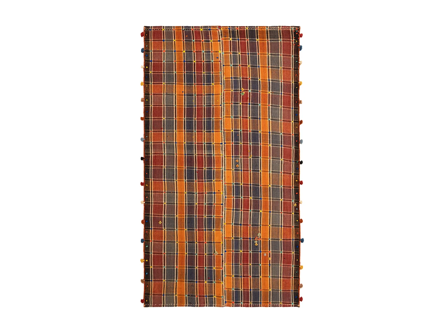 Tapis de laine 130x232 orange Jajim