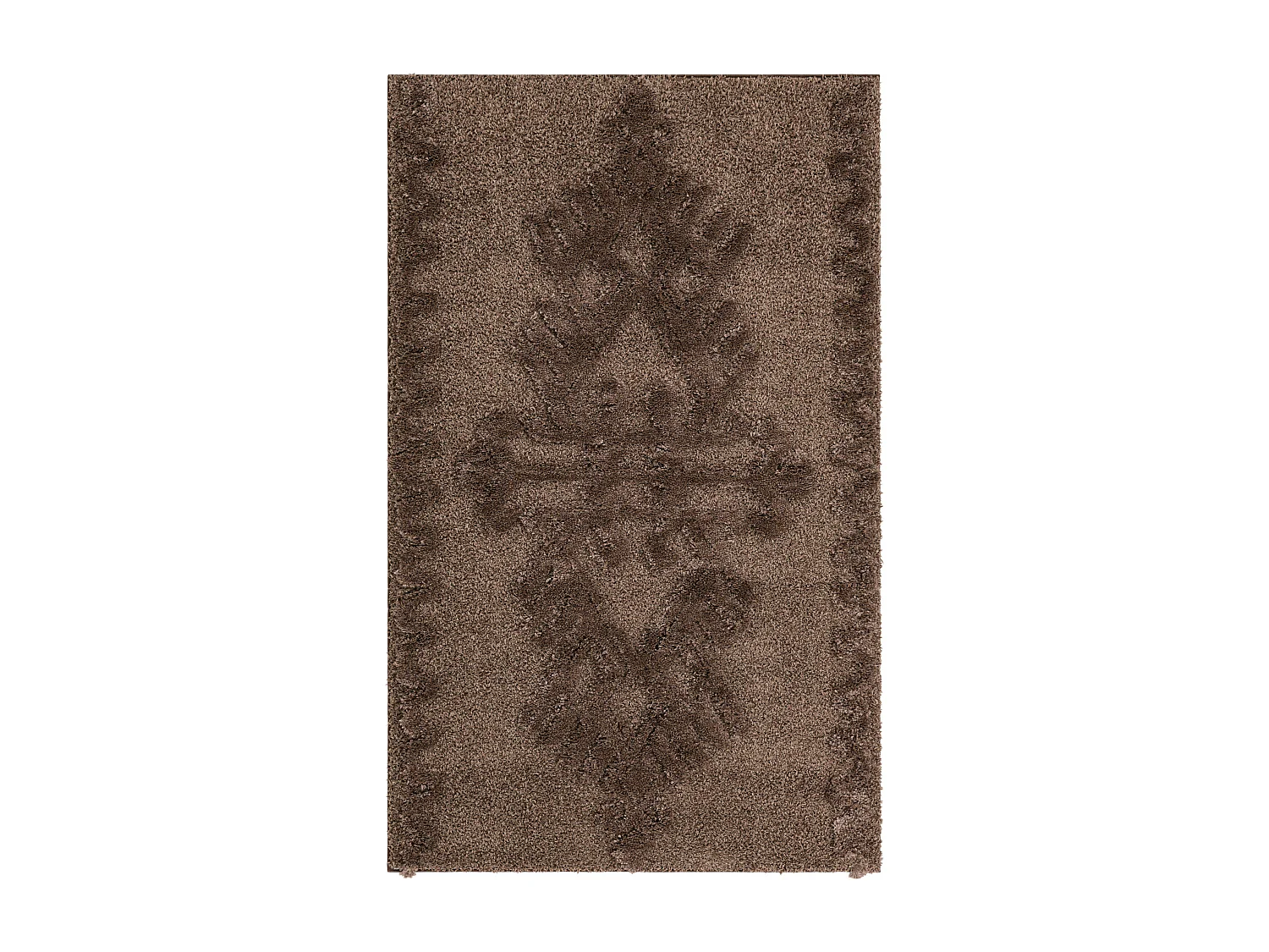 Tappeto shaggy  125x185 marrone scuro Thun Scutum