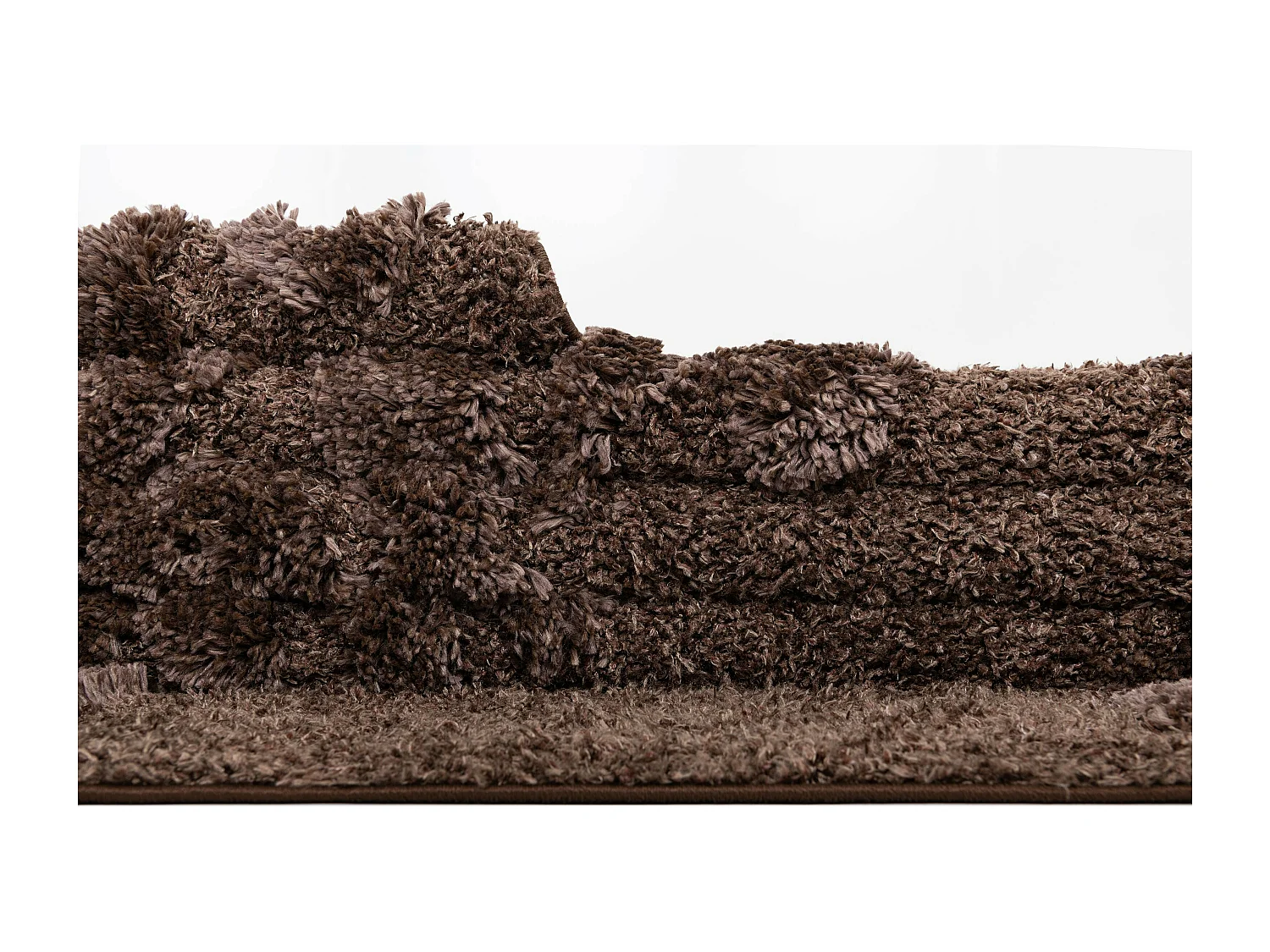 Tappeto shaggy  125x185 marrone scuro Thun Scutum