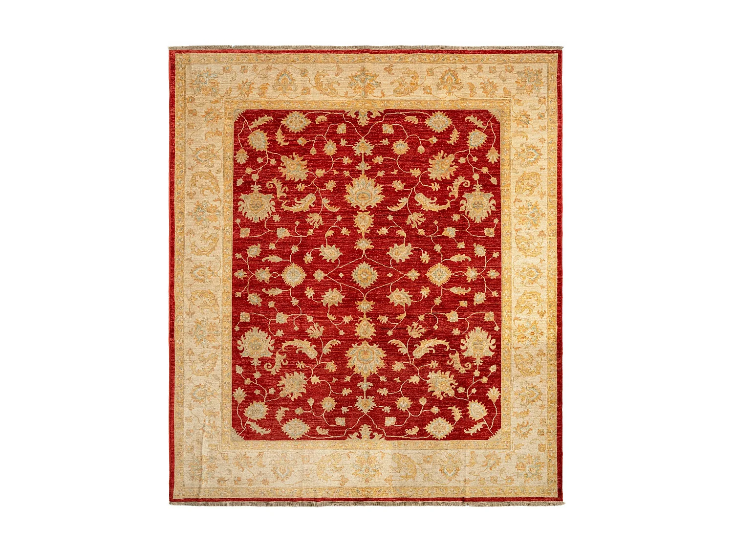 Tappeto in lana 255x292 rosso Kaizar