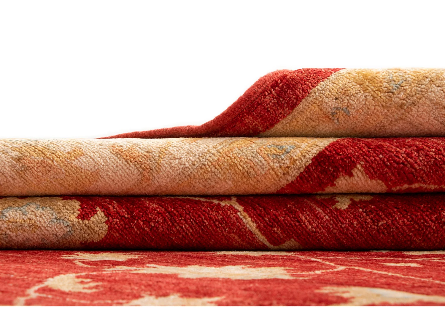 Tappeto in lana 255x292 rosso Kaizar