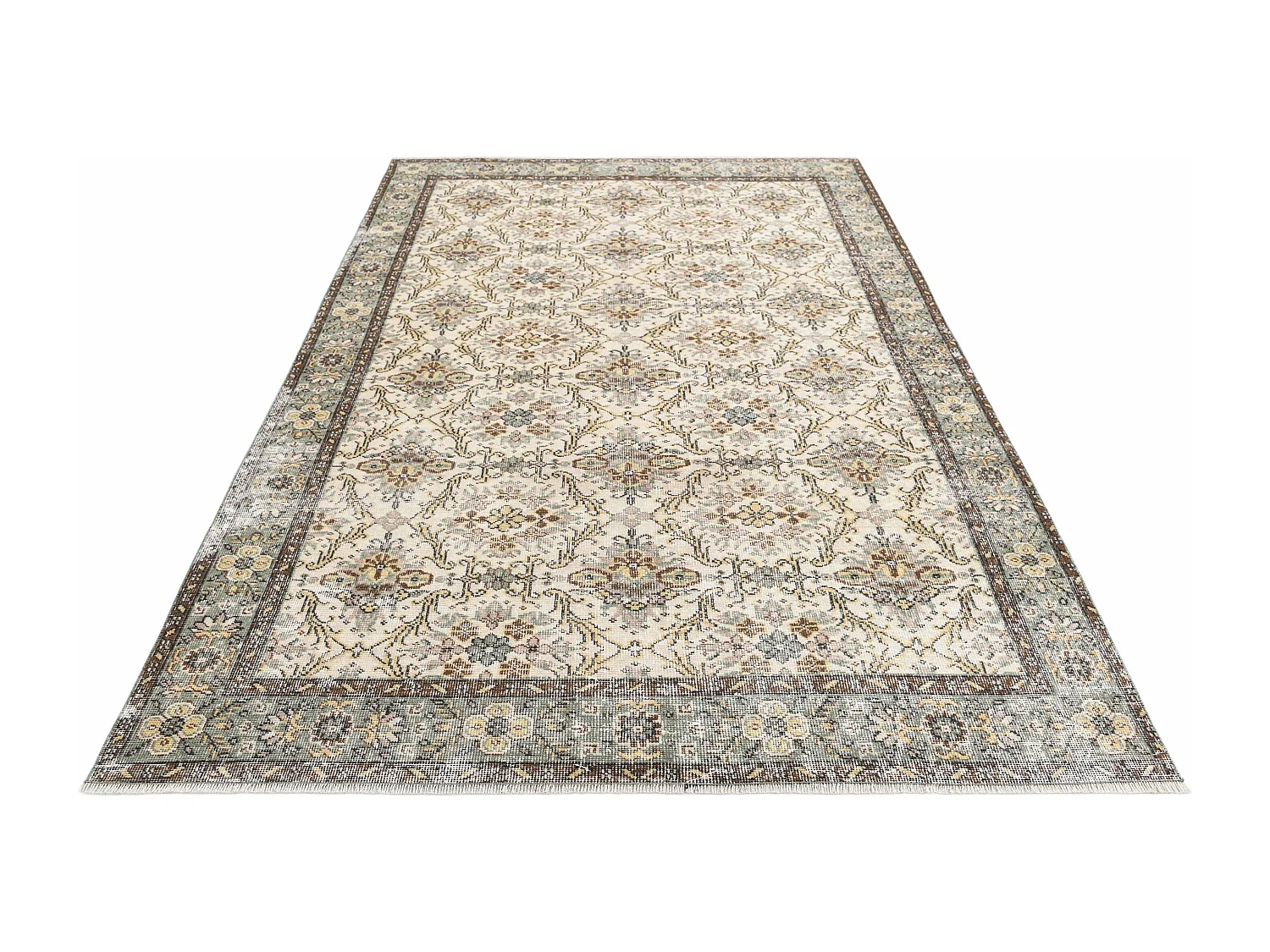 Tapis de laine 173x279 beige Ultra Vintage