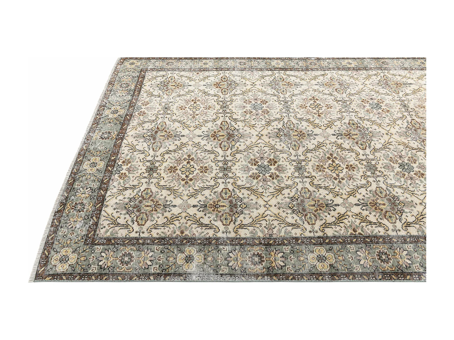 Tapis de laine 173x279 beige Ultra Vintage