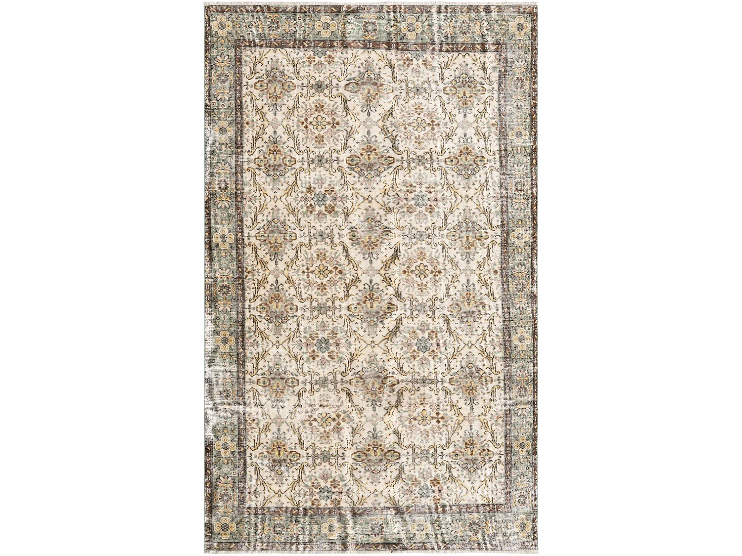 Tapis de laine 173x279 beige Ultra Vintage