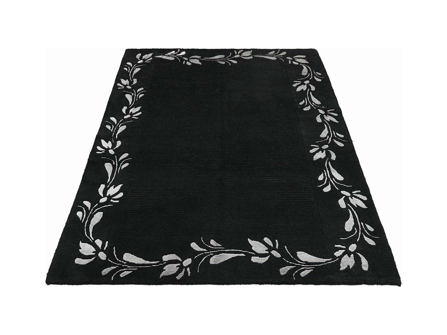 Tappeto in lana 122x183 nero Darya