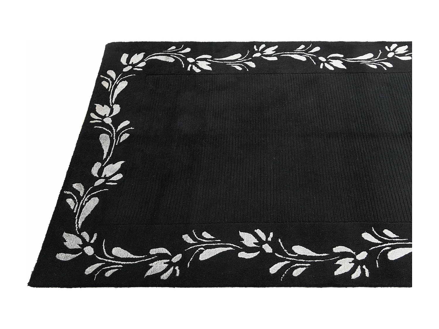 Tappeto in lana 122x183 nero Darya