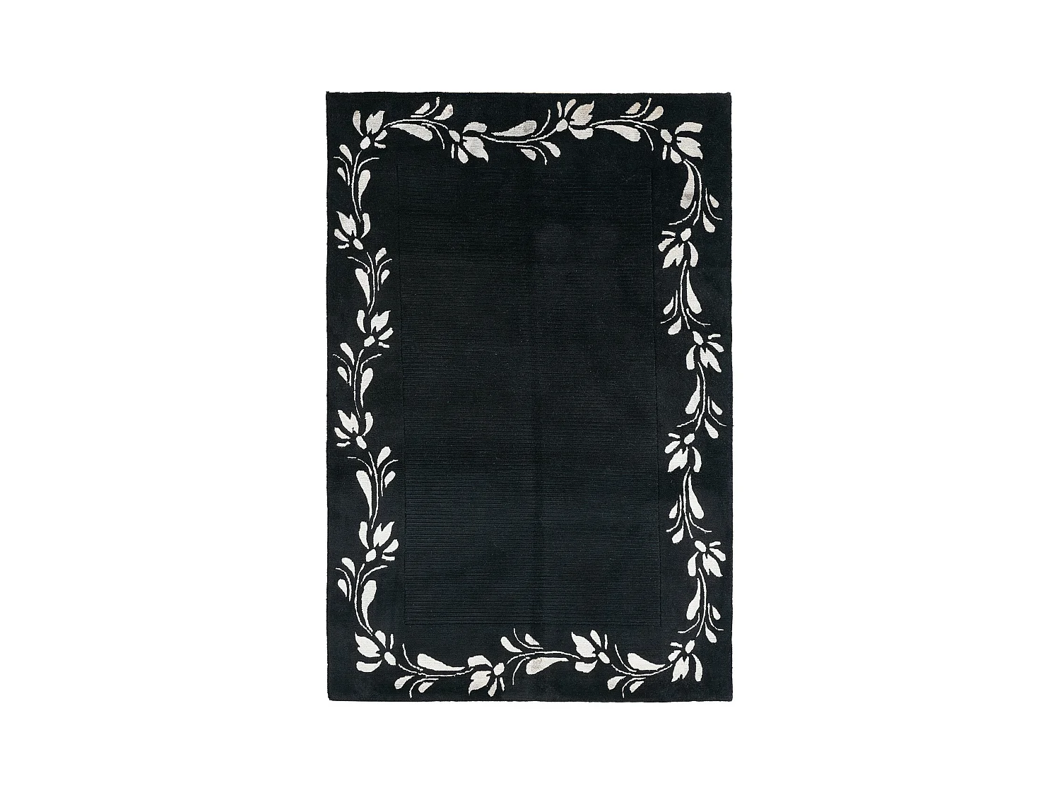 Tappeto in lana 122x183 nero Darya