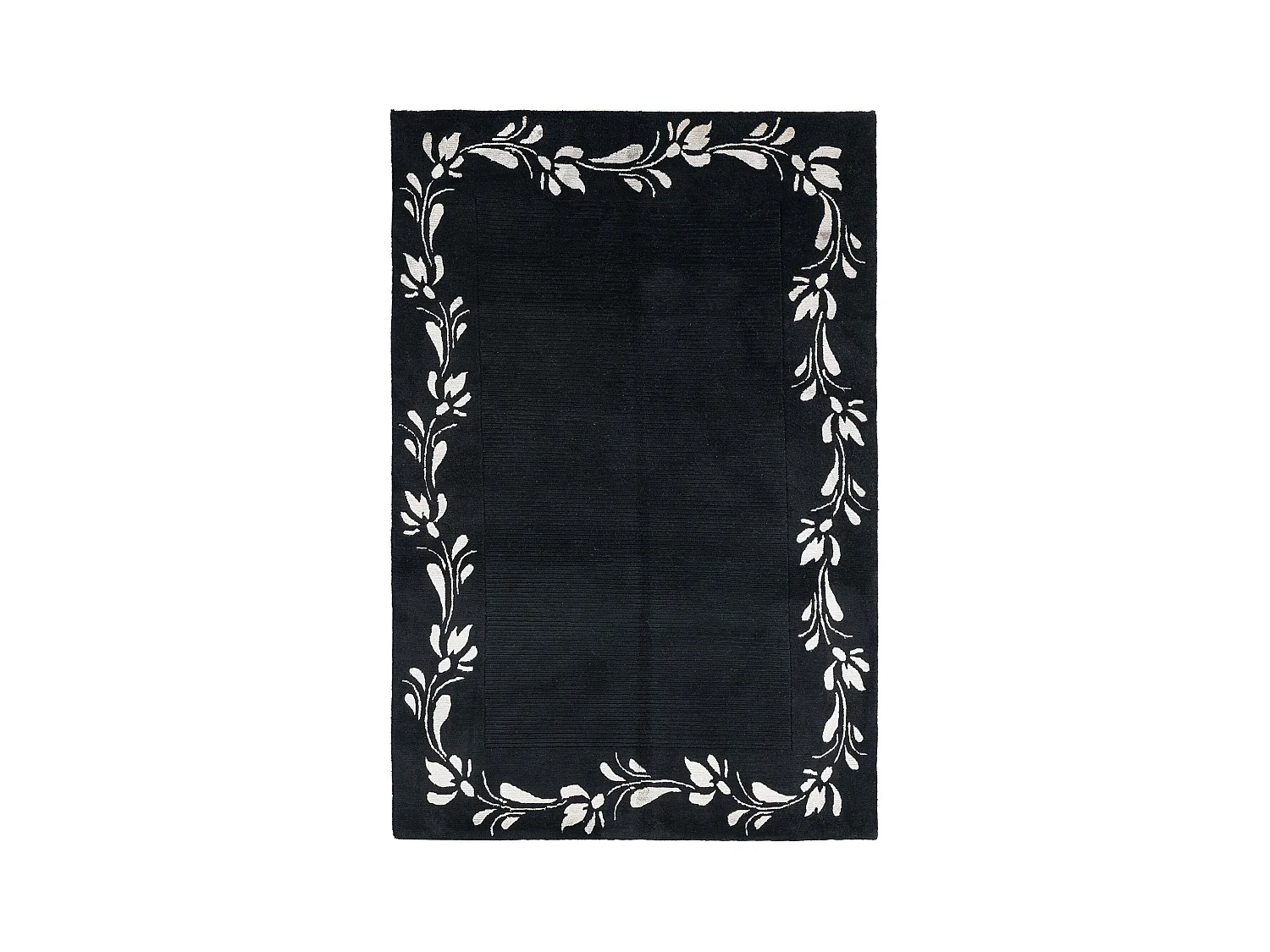 Tapis de laine 122x183 noir Darya