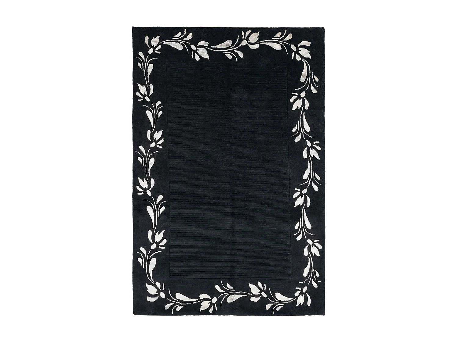 Tapis de laine 122x183 noir Darya