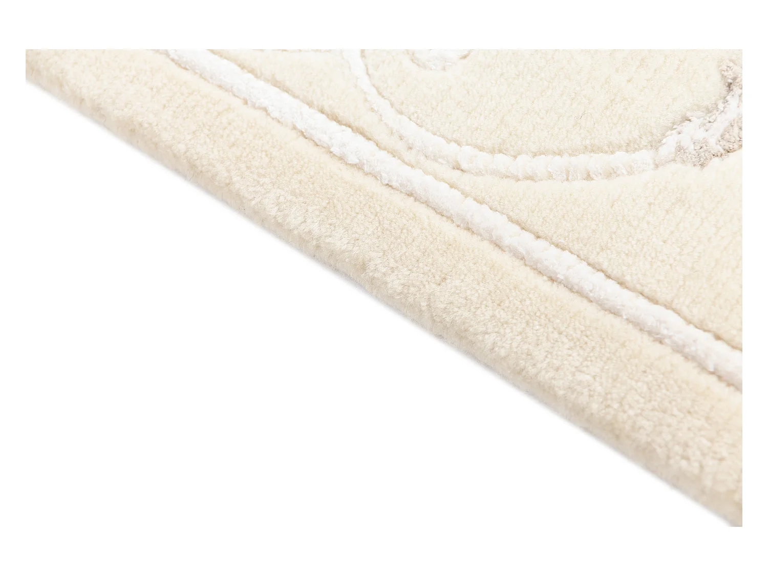 Läufer-Wollteppich 81x198 Beige Darya