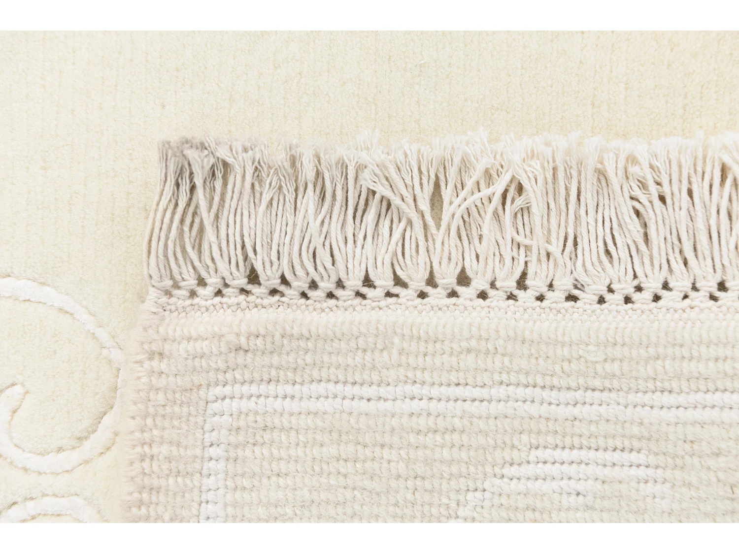 Läufer-Wollteppich 81x198 Beige Darya