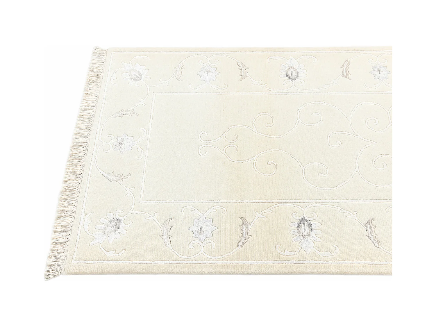 Tappeto per corridoio in lana 81x198 beige Darya