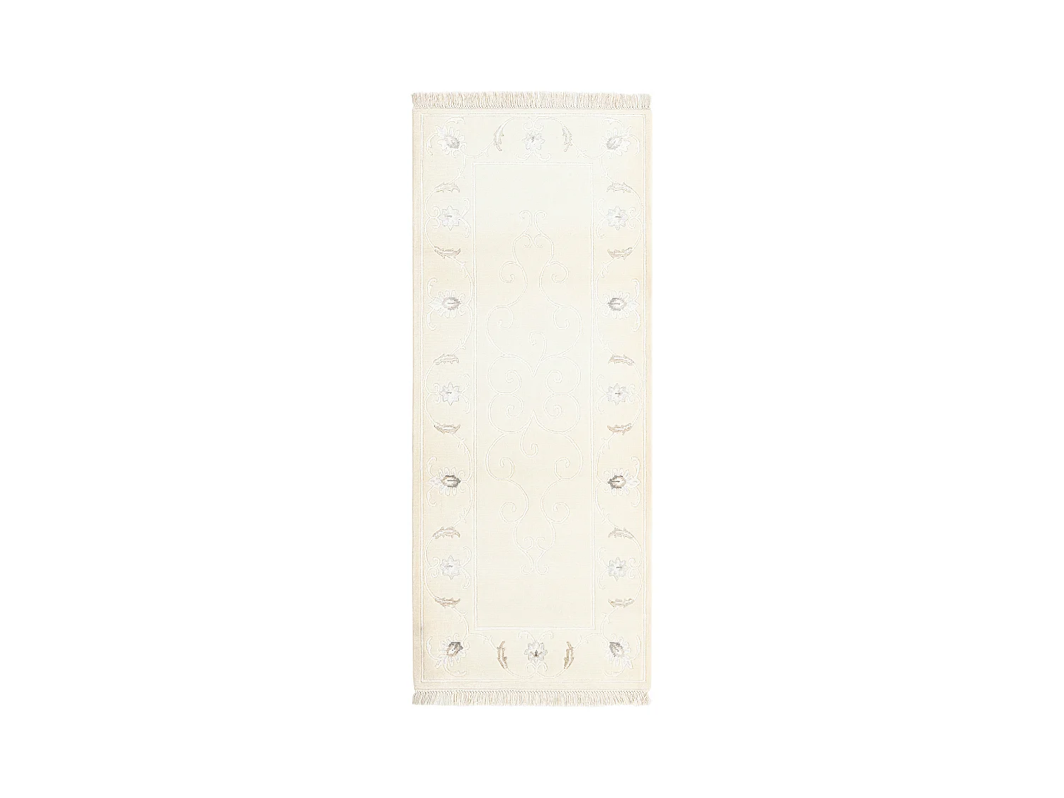 Tappeto per corridoio in lana 81x198 beige Darya