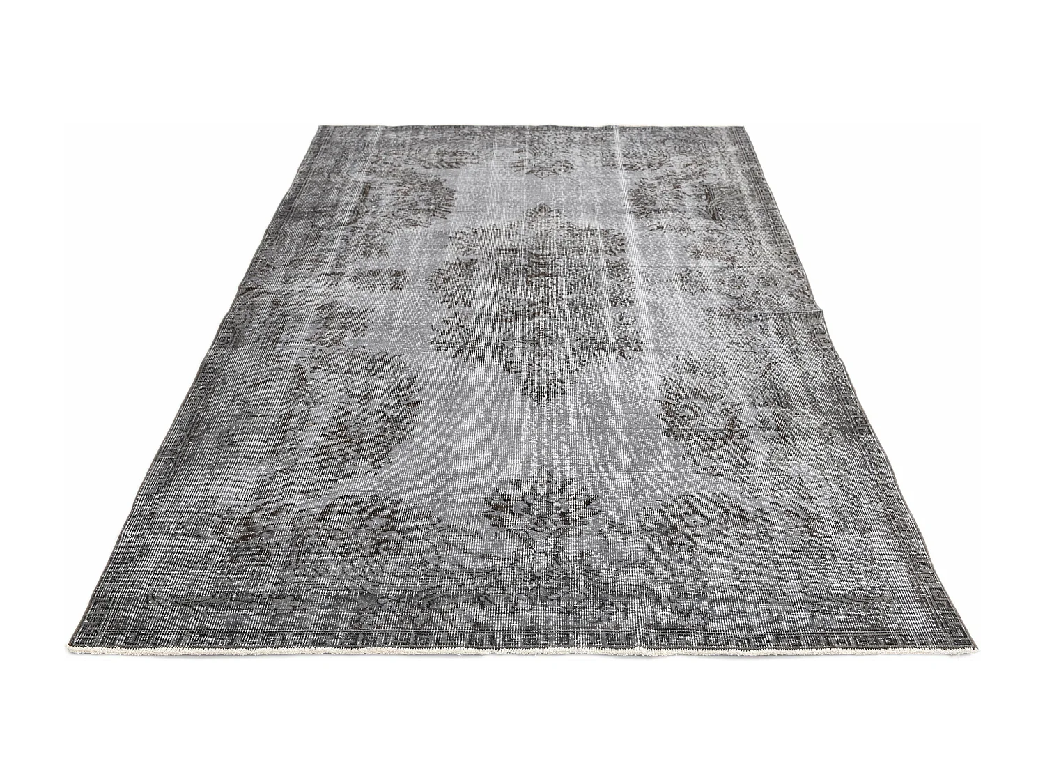 Tapis de laine 160x267 gris Ultra Vintage