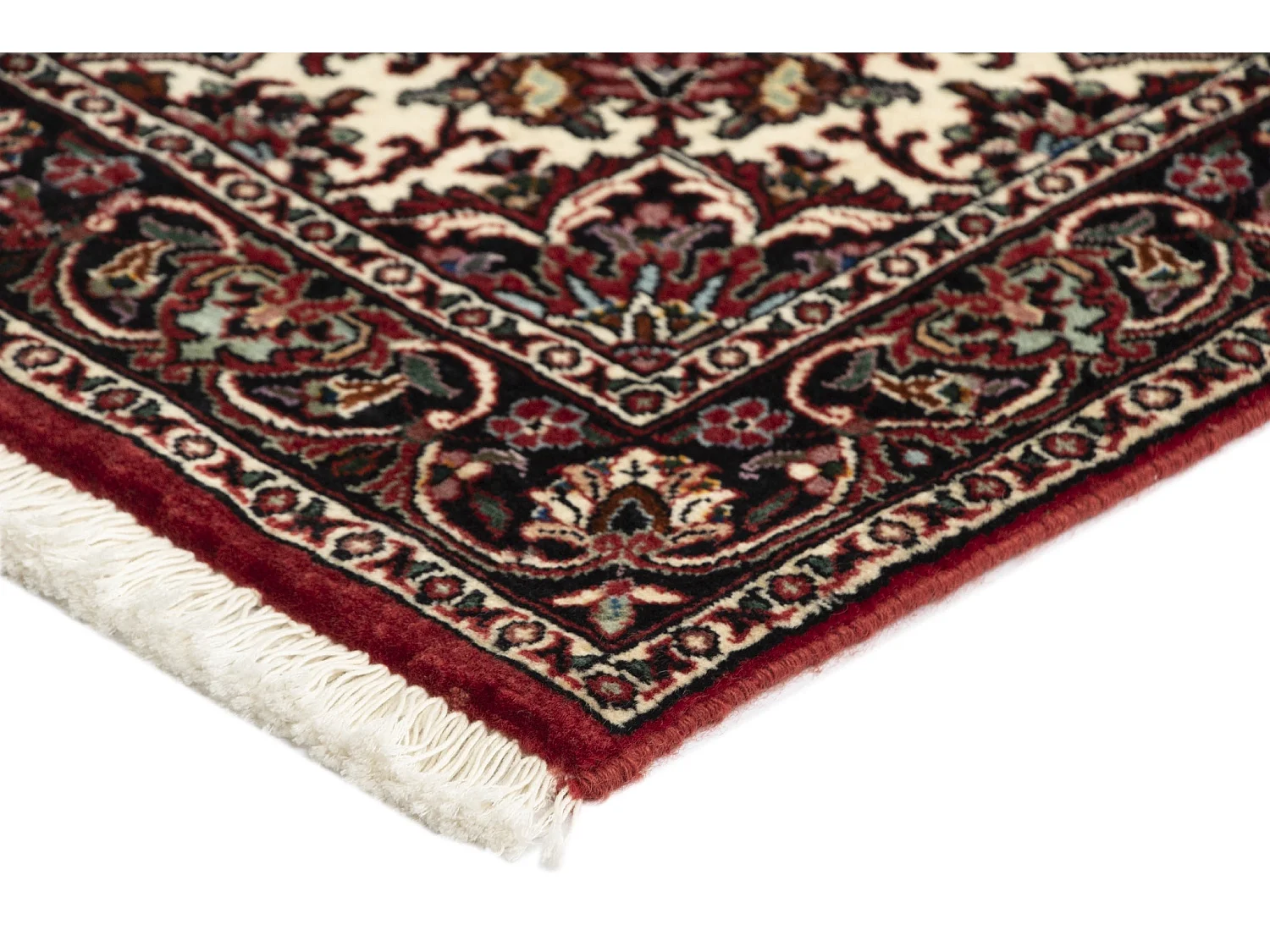 Tappeto per corridoio in lana 74x274 rosso Bidjar