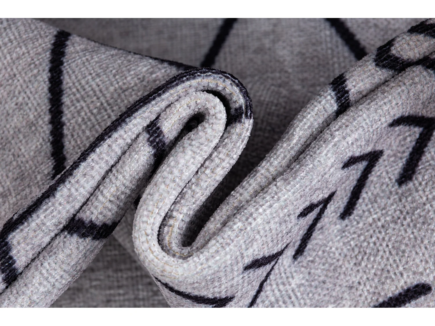 Läufer-Wollteppich 78x451 Beige Kaizar