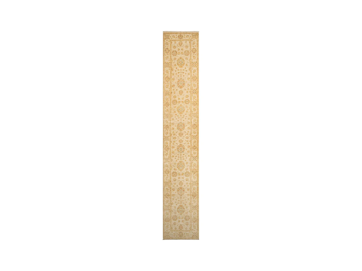 Tapis de couloir en laine 78x451 beige Kaizar