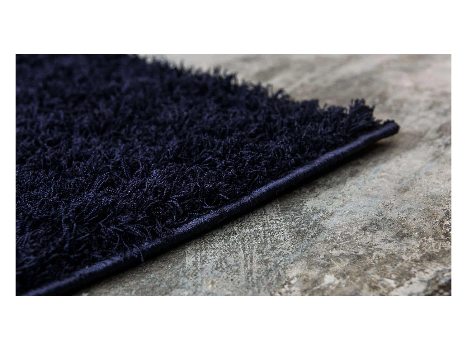 Hoogpolig tapijt 185x185 NachtBlauw Luzern