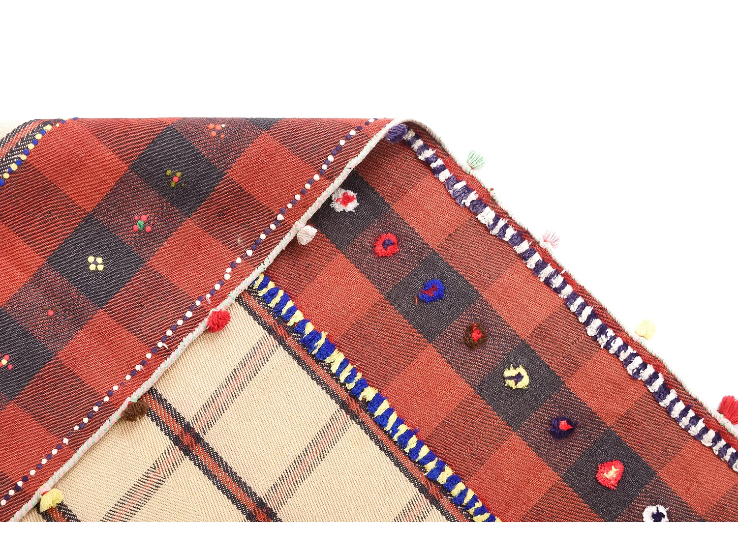 Wollteppich 153x205 Beige Jajim