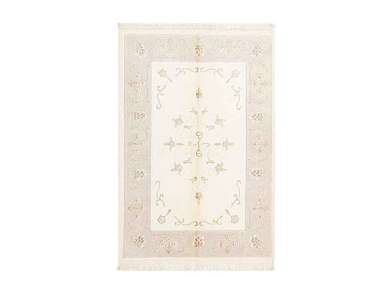 Tapis de laine 119x178 beige Darya