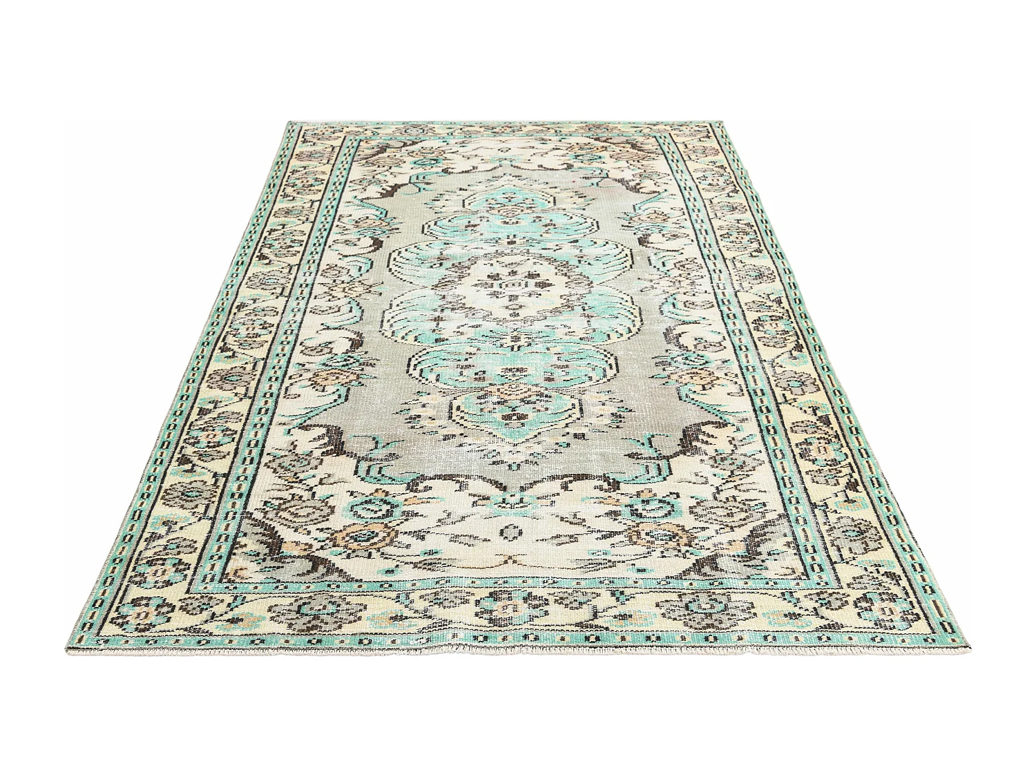 Tapis de laine 147x241 beige Ultra Vintage