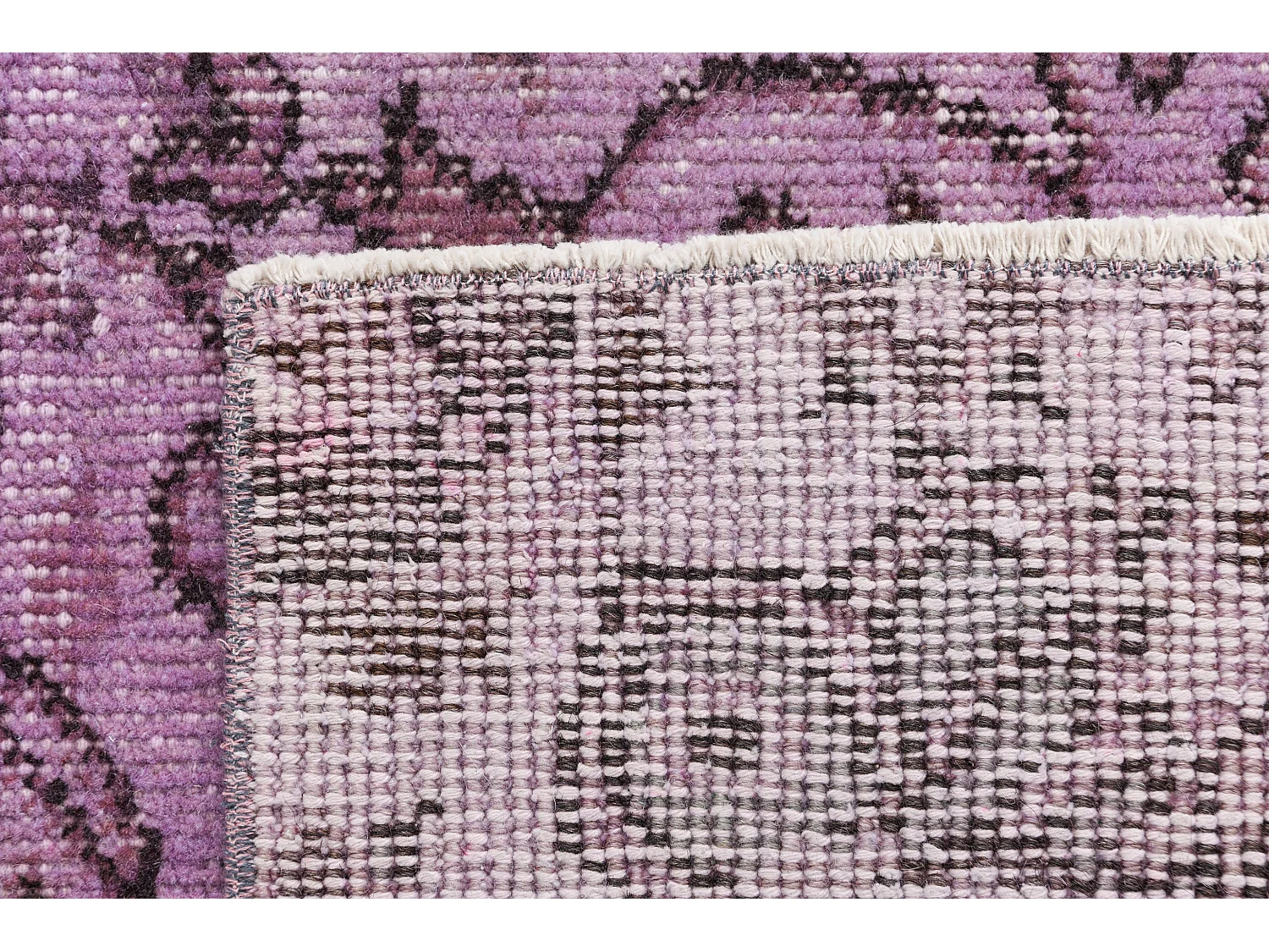 Tappeto in lana 173x277 rosa Ultra Vintage