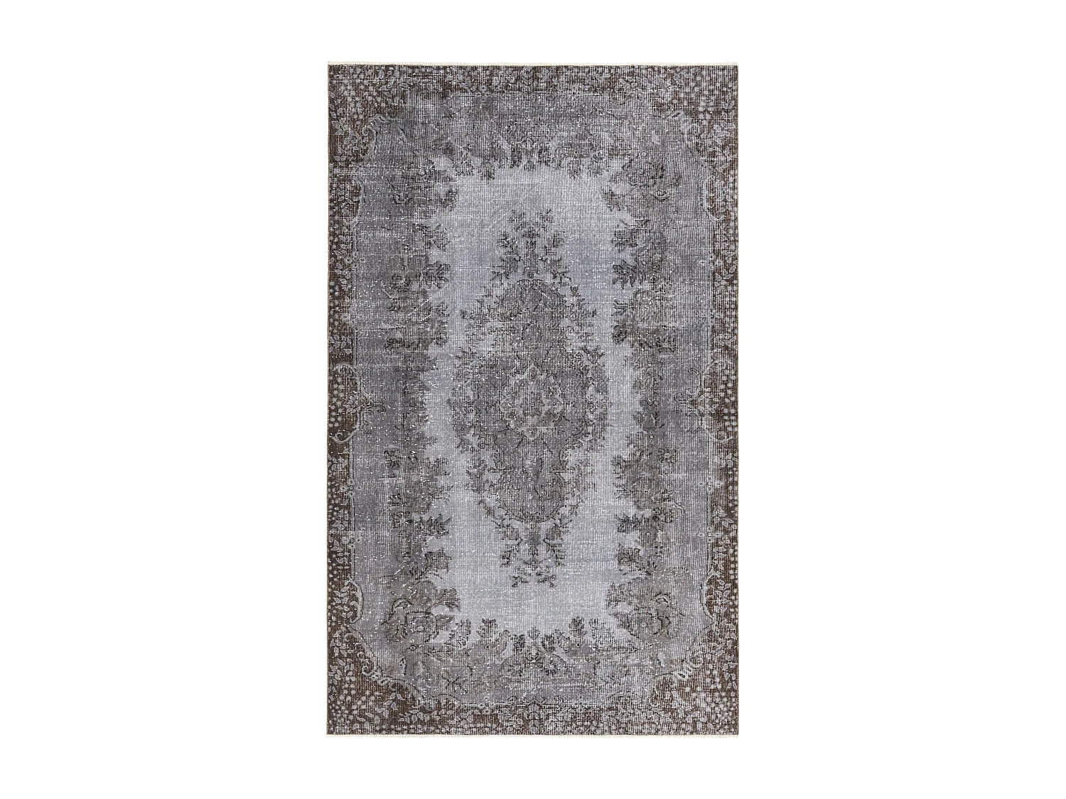 Tapis de laine 170x284 gris Ultra Vintage