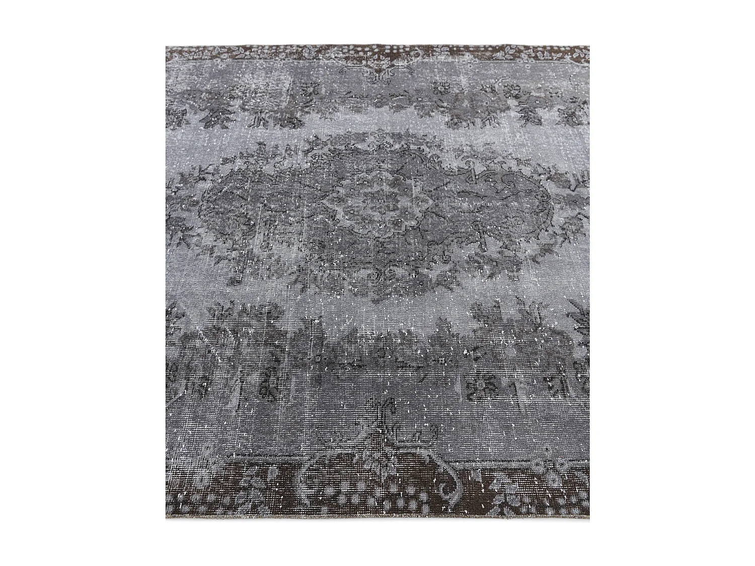Tapis de laine 170x284 gris Ultra Vintage