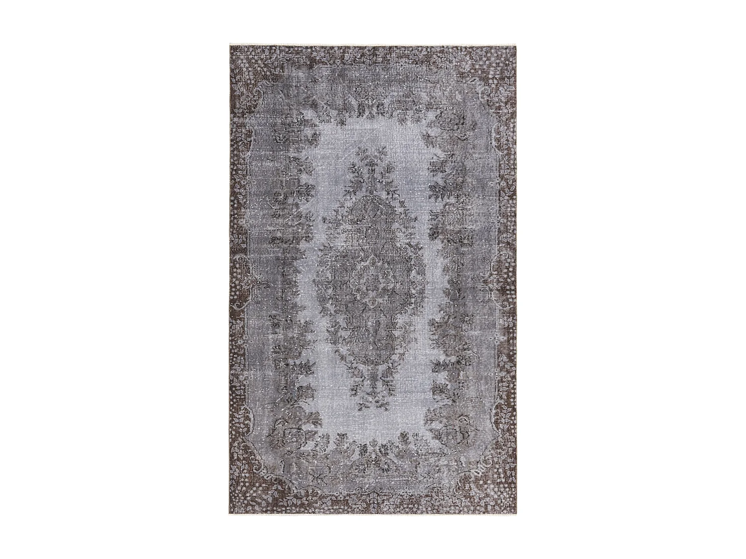 Tapis de laine 170x284 gris Ultra Vintage