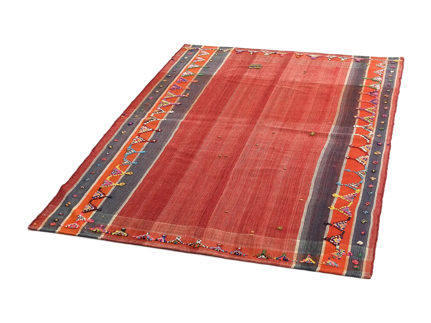 Tappeto in lana 148x220 rosso Jajim