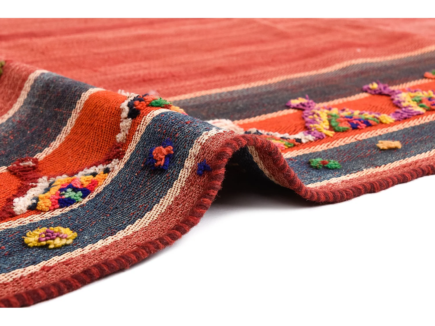 Tappeto in lana 148x220 rosso Jajim