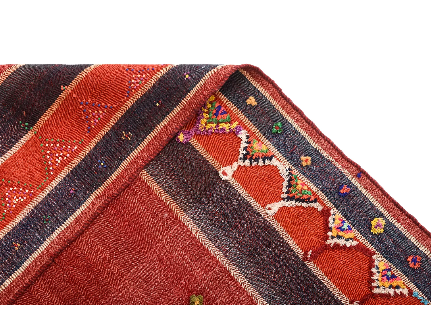 Tappeto in lana 148x220 rosso Jajim