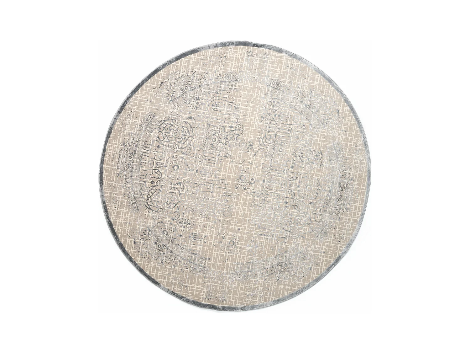 Tapijt 240x240 Crème wit Bern Shimmer