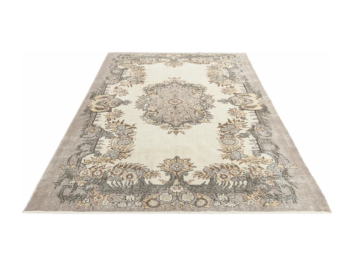 Tapis de laine 178x272 brun Ultra Vintage