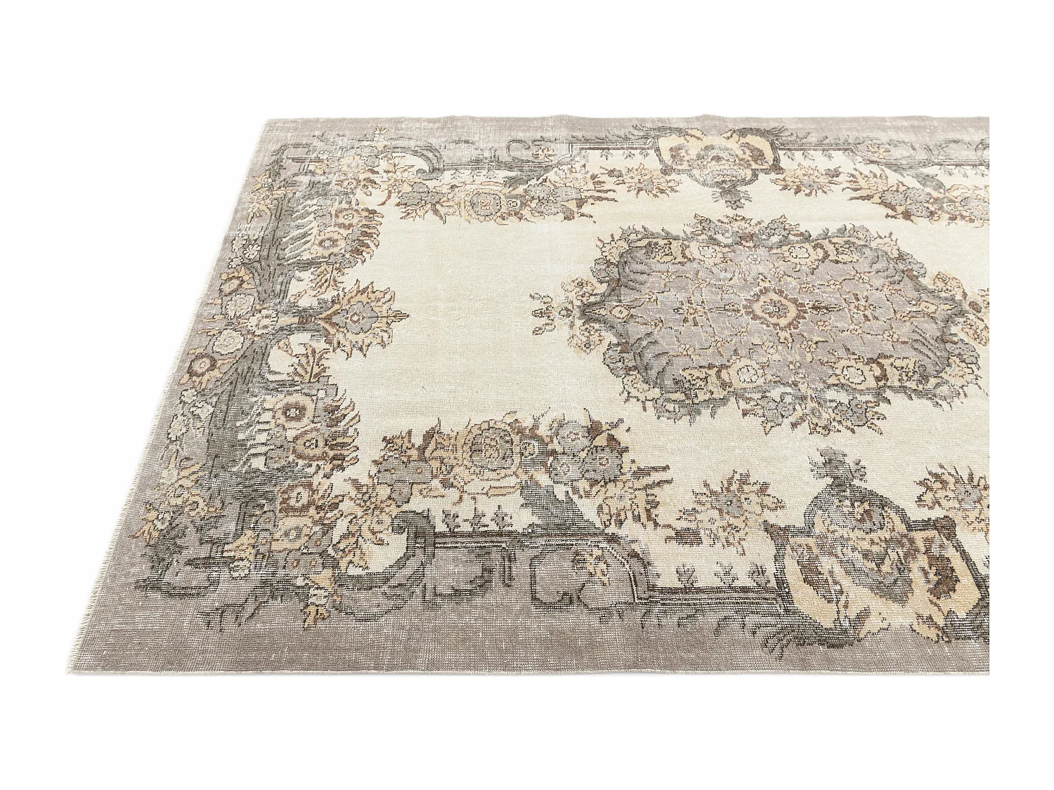 Tapis de laine 178x272 brun Ultra Vintage