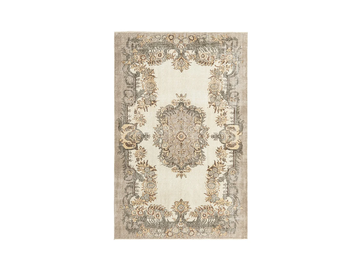 Tapis de laine 178x272 brun Ultra Vintage
